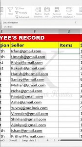 Drop Down List in Excel। Data Validation in Excel। #excel #shorts #trending #exceltips #shortsfeed
