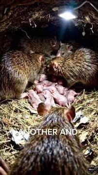 Micro Camera Enters a Wild Rat Burrow | Realistic POV of an Underground Rat Colony 🐀