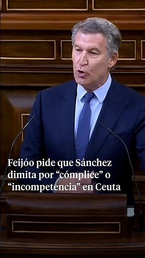 Feijóo lashes out at Sánchez during his appearance in Congress