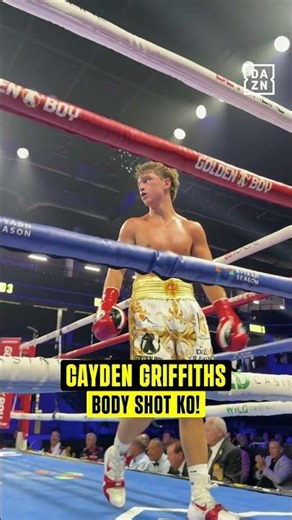 Cayden Griffiths DROPS Crisosto in round 3 and gets the stoppage! 👏