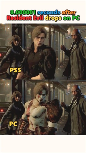 Who let modders cook 💀 #residentevil #residentevilrequiem #ps5 #pc #memes #gaming