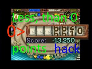 Zuma's Revenge: I SUBTRACT all the points in the level and went less, that 0!