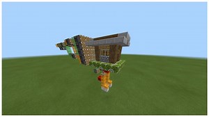 Minecraft small walking house