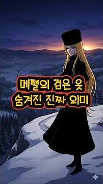 메텔의 검은 옷, 숨겨진 진짜 의미 #메텔 #은하철도 #캐릭터 #상복 #첫사랑