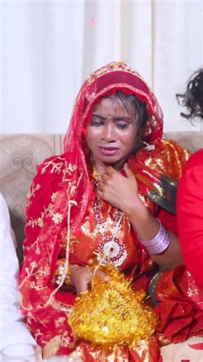 The bride is not accepting the forced marriage 🥲 #shortvideo