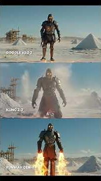 VEO 2 vs KLING 2.0 vs GEN-4