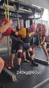 Gary Jones squatting 240kg at 60yo | ProRaw Powerlifting