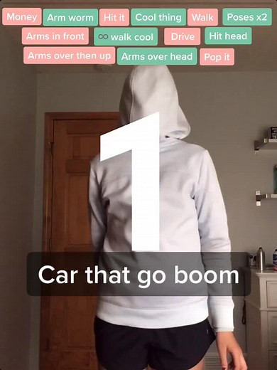 Car that go boom dance tutorial slow motion