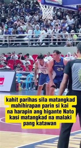 Parang mahirapan si kai dito