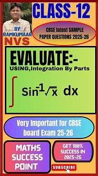 | Part-50 | Class-12 | Chapter-7 | Integrals | NCERT Ex7.6,Related Question |