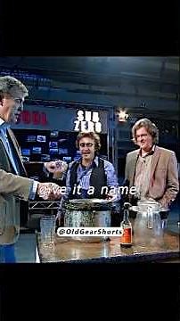 A man's V8 smoothie...🔥#cars #topgear #funny