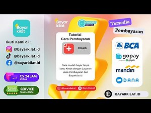 Cara Bayar PDFAID Tanpa Kartu Kredit 2026! Bayar Bisa Pakai GoPay, DANA & Bank Transfer