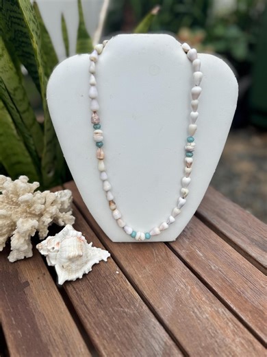 21” Medium Size Hawaiian Cone Shell Necklace With Jeweled Accents, From Beaches in Hawaii - Etsy
