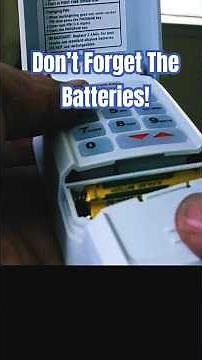 EZ Programming of a Universal Garage Opener Keypad