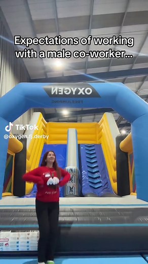 Working with me is a privilege #expectationvsreality #trampolinepark #fyp
