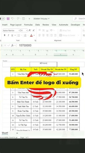 Cách tạo logo chìm trong Excel #tinhocvanphong #wo