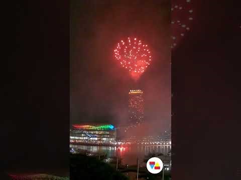 Darling Harbour Saturday Fireworks 2026【4K】 #darlingharbour #sydney #australia
