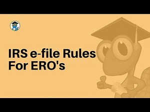IRS e-file Rules for ERO's