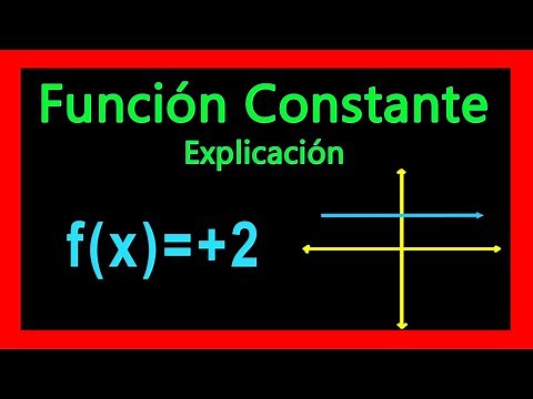 ✅👉 Funcion Constante ✅ Funcion Constante Explicacion