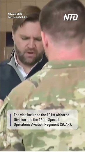 JD Vance Serves Thanksgiving Meals to Fort Campbell Heroes
