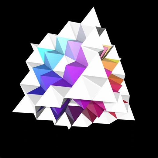 Mesmerizing Geometric Motion | 3D Abstract Art Loop