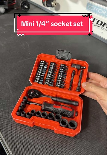 Mini 1/4” Socket Set for Automotive Mechanics