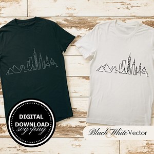 Cairo SVG Bundle, Cairo Skyline PNG, City Clipart, Hand Drawn City Skyline Line Art Pictures for Print and Engraving - Etsy