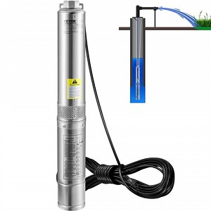Reviews for VEVOR Deep Well Submersible Pump 1 hp. 115-Volt 37 GPM 207 ft. Head Water Pump IP68 with 33 ft. Cord for Industrial Irrigation | Pg 1 - The Home Depot