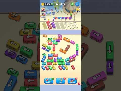 Bus Craze Game level 74 to 75