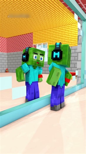 the_DEADLY_Zombie_Encounter_Magic_Mirror #minecraft