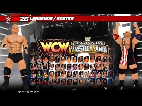 WR3D 2K26 LEGENDS EDITION V1 BY SHUBSEN FULL LEGENDS ROSTER | PART-4 |