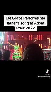 15K views · 705 reactions | EFE GRACE performed her father’s song yesterday. | Ghana Gospel Songs | Facebook