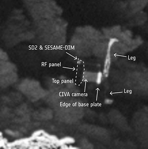 Philae found at last! Rosetta probe spots lost lander stuck in a comet’s crack