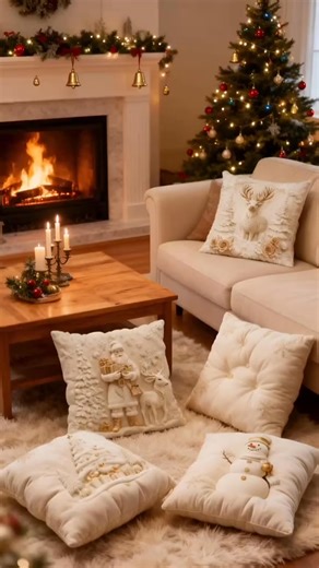 ✨Transformez instantanément n'importe quelle pièce, les housses de coussin douces et festives apportent la joie de Noël et une ambiance de vacances chaleureuse à chaque coin de rue. 😍 Hol es dir hier 👉https://t.site/47uVgeE | Schnee-weisses