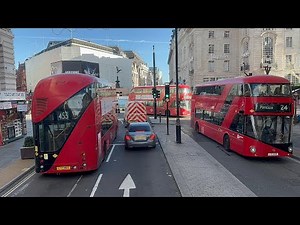 Riding London Buses New Routemaster on Route 9 (Hammersmith to Aldwich)
