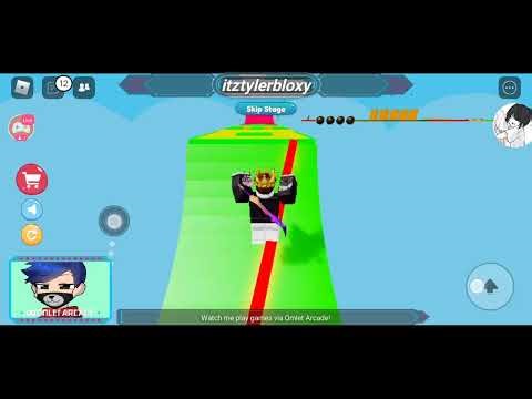 (Live) Mega Obby 500 stage (Sorry for no background sound)