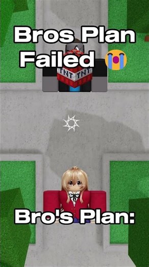Bro's Plan Failed 😭 #roblox #jujutsushenanigans