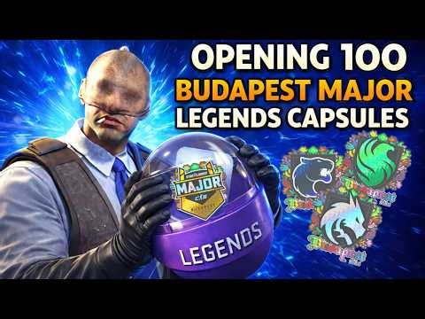 Opening 100 Budapest Legends Capsules… INSANE Pull?! 🔥