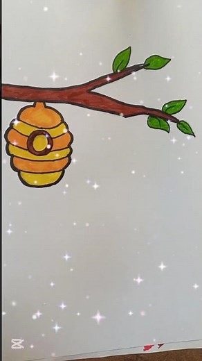 How To Draw Beehive | Beehive Easy Drawing