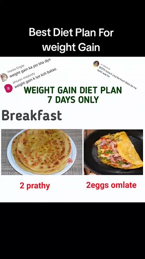 7-Day Weight Gain Diet Plan: Best Tips for Fast Weight Gain