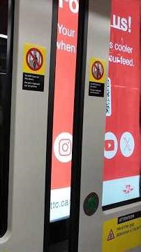 Doors open at wrong side of Finch West Station platform on TTC Line 6 during opening