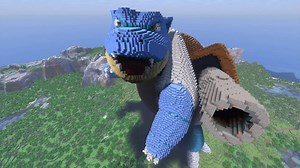 Minecraft Blastoise Build - Pokemon