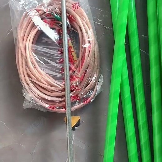 접지봉 접지동봉 피뢰침 0.4kV 저전압 380V 구리선