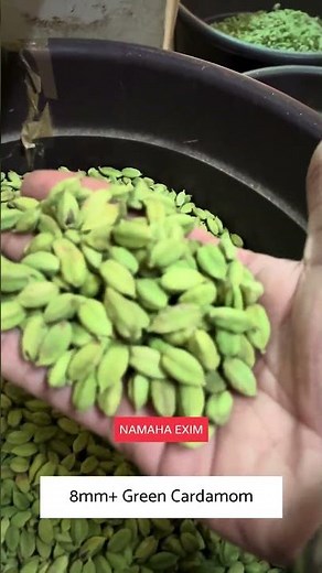 Green Cardamom 8MM+ | Namaha Exim 🌿 #namahaexim #agriculture