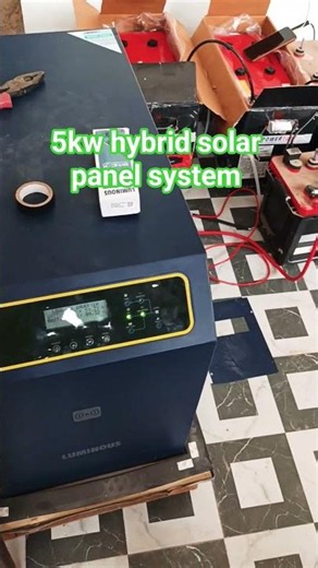 5kw hybrid solar panel system #sisolar #electrician