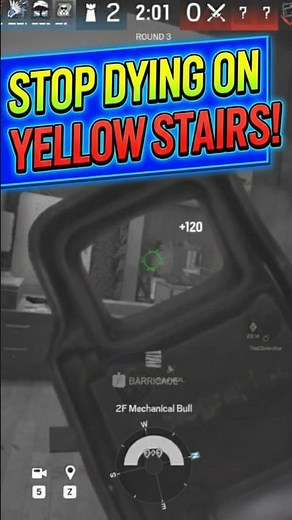 The "Yellow Stairs" Cheat Code... 🧠🔥#shorts#youtubegaming#gaming#r6siege#indian#officalvideo#r6siege