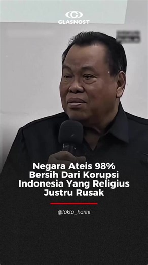 Mengapa Negara Mayoritas Ateis Minim Korupsi menurut Arief Hidayat