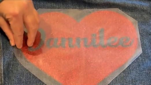 Easy to apply iron on decals! 