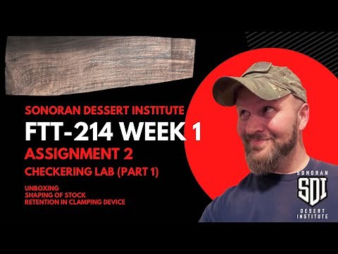 SDI - FTT 214 - Week 1 Assignment Two (Checkering Lab Part 1)