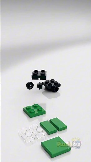 Building a tiny LEGO Car with 12 pieces